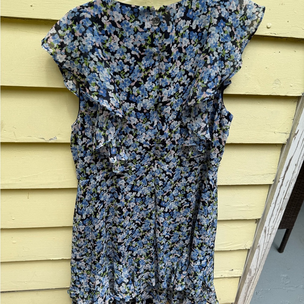 Tommy Hilfiger Blue Floral Midi Dress - Picture 3 of 3